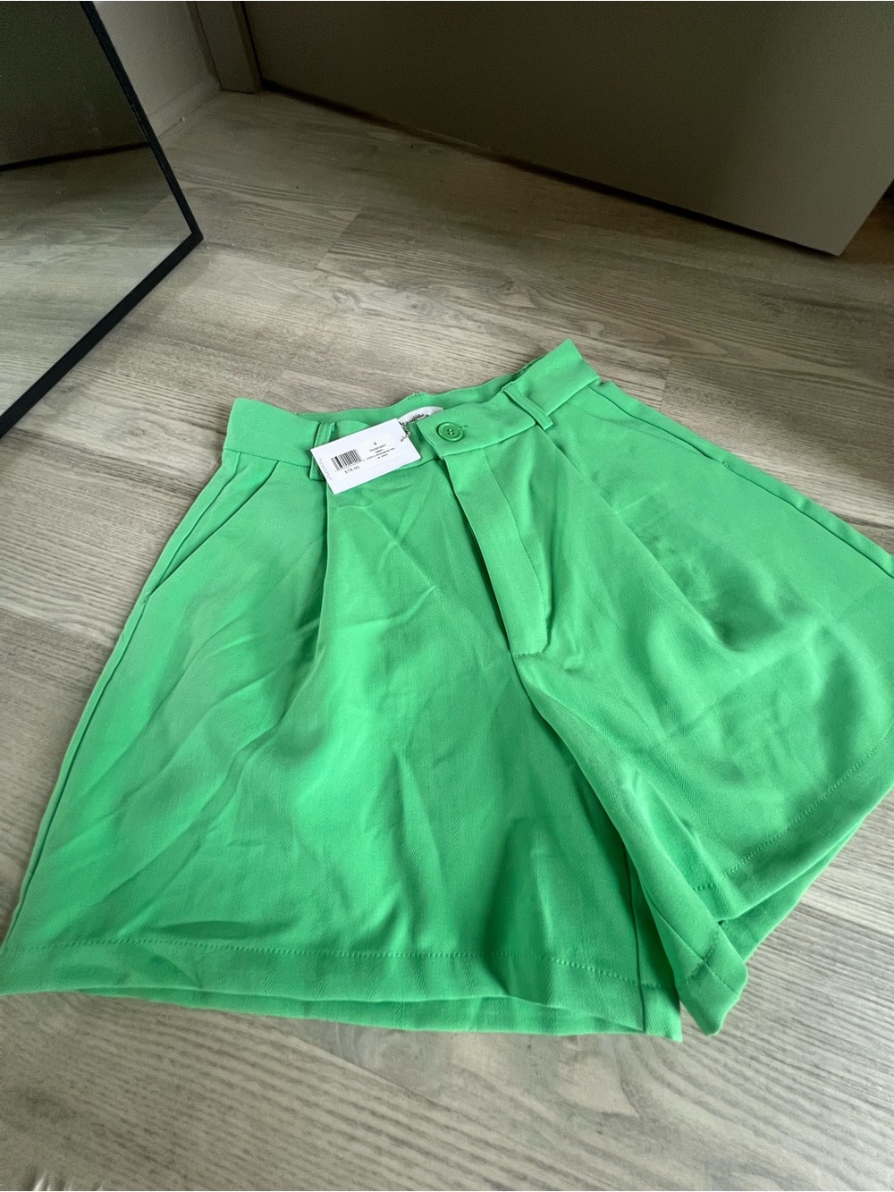 WeWoreWhat Bright Green Bermuda Shorts
